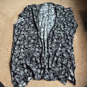 Black & white kimono